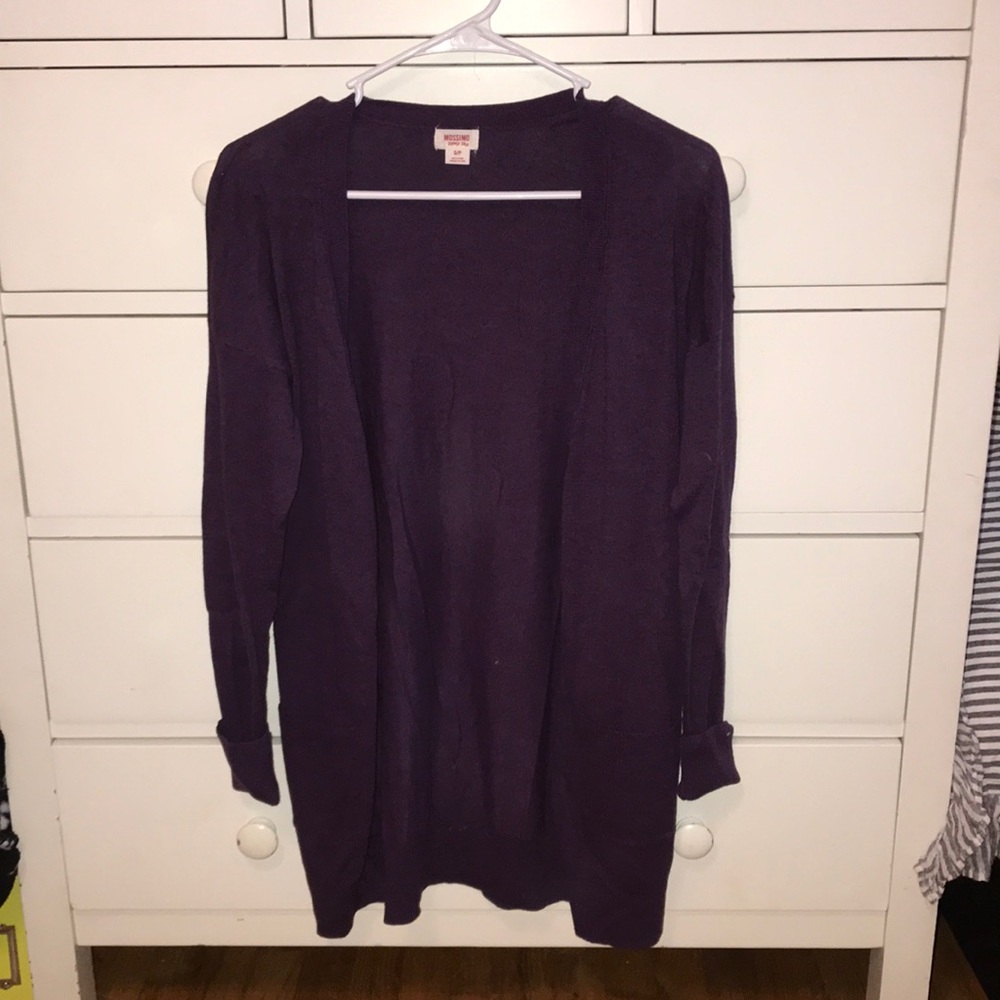Purple Cardigan